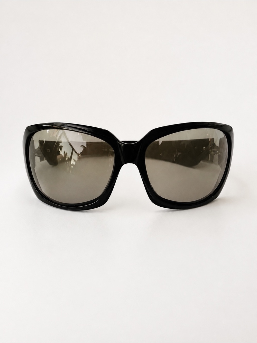 Vintage Oakley Script 05-960 Black Gradient Sunglasses